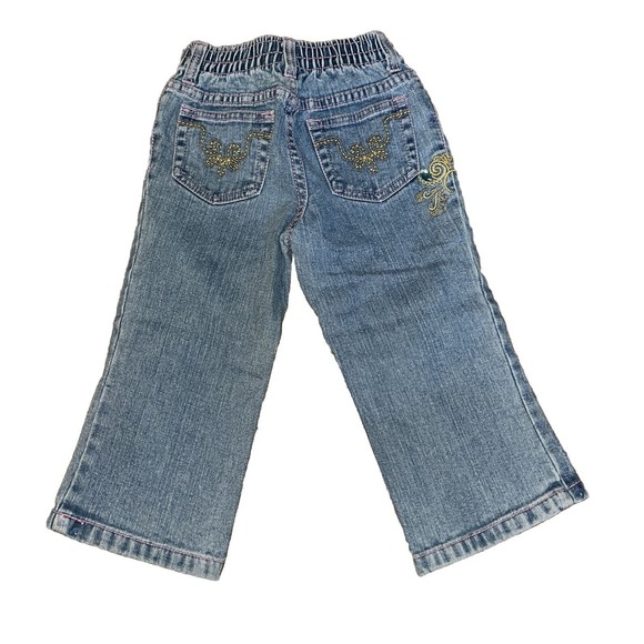 Bongo Girls Sz 6 Pink Jeweled‎ Embellished Jeans - Picture 2 of 7